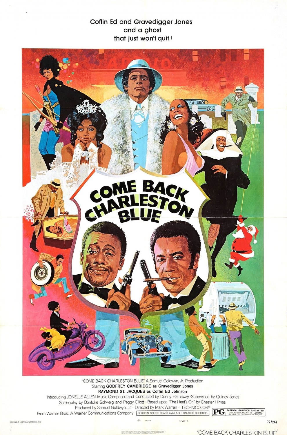 Extra Large Movie Poster Image for Come Back, Charleston Blue (#2 of 2)