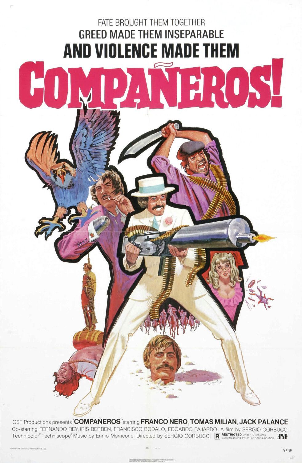 Extra Large Movie Poster Image for Companeros 