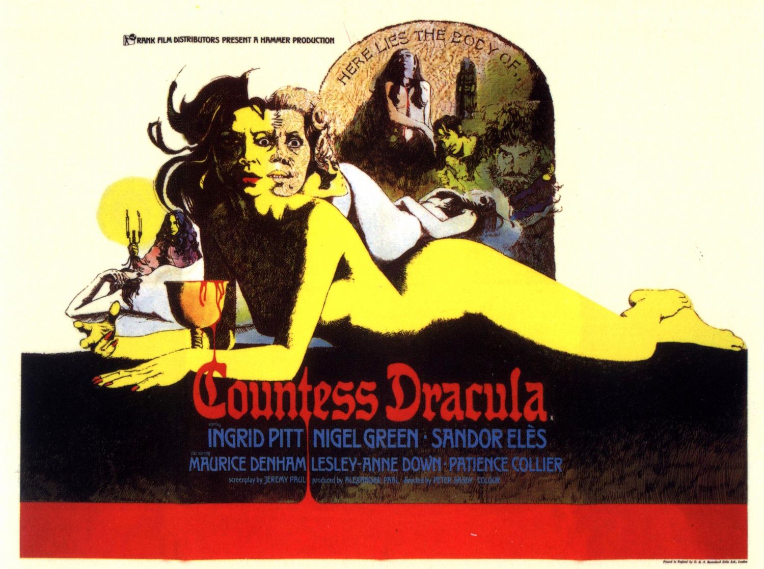 Extra Large Movie Poster Image for Countess Dracula (#2 of 2)