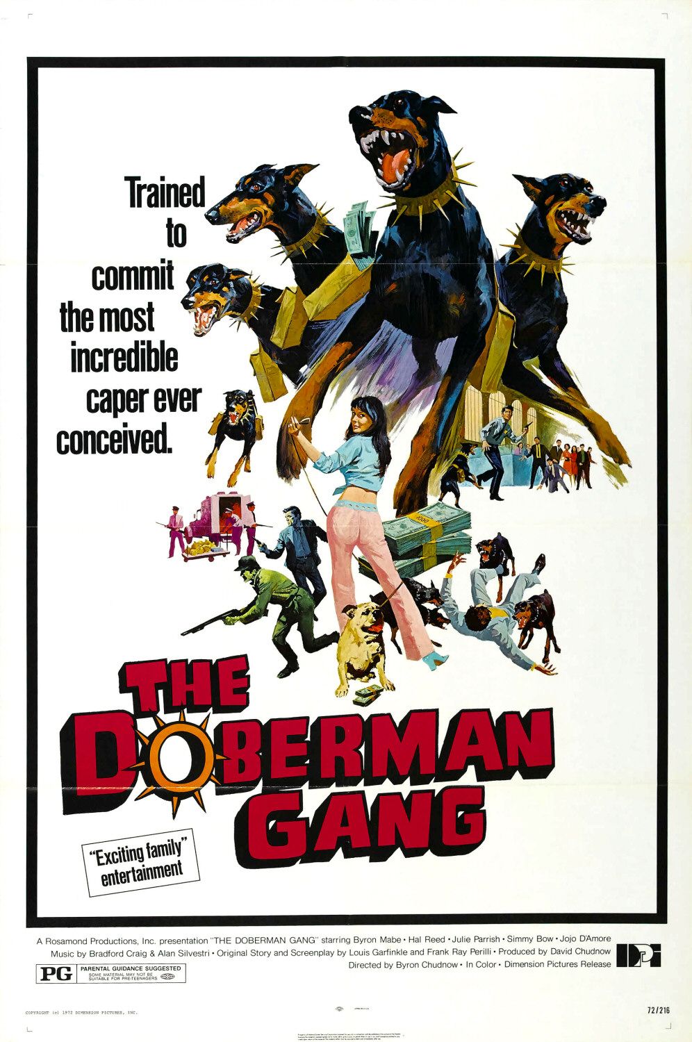 Extra Large Movie Poster Image for The Doberman Gang 