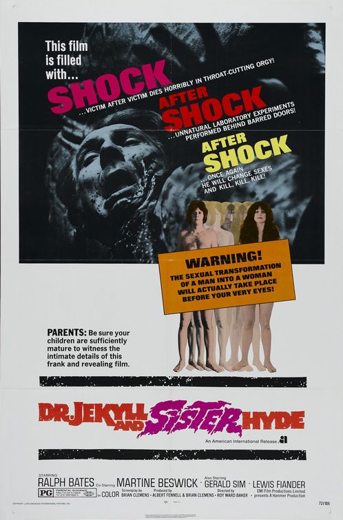 Dr. Jekyll and Sister Hyde Movie Poster