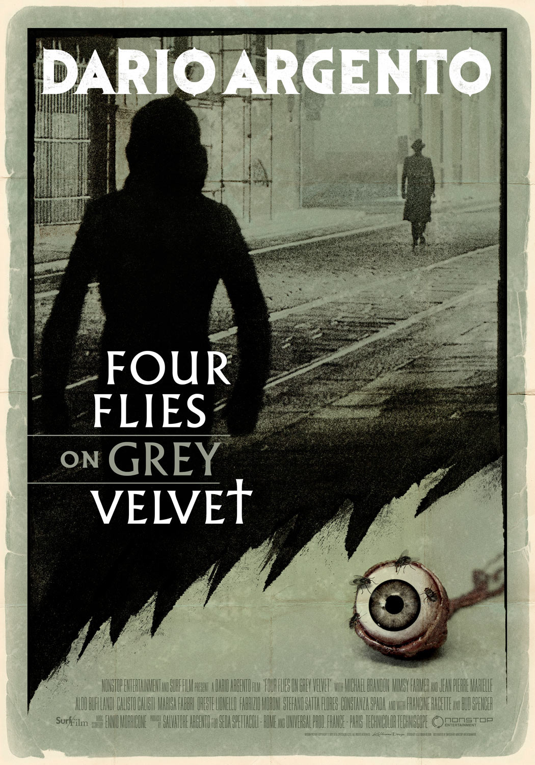 Extra Large Movie Poster Image for Four Flies on Grey Velvet (#2 of 2)