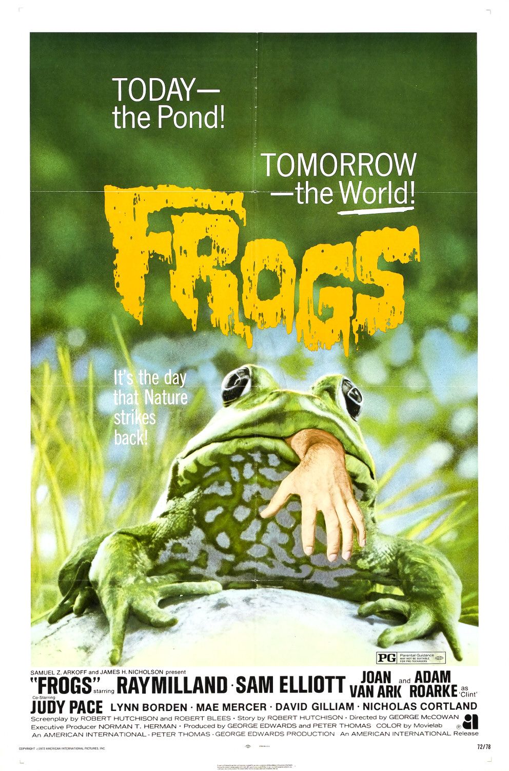 Extra Large Movie Poster Image for Frogs 