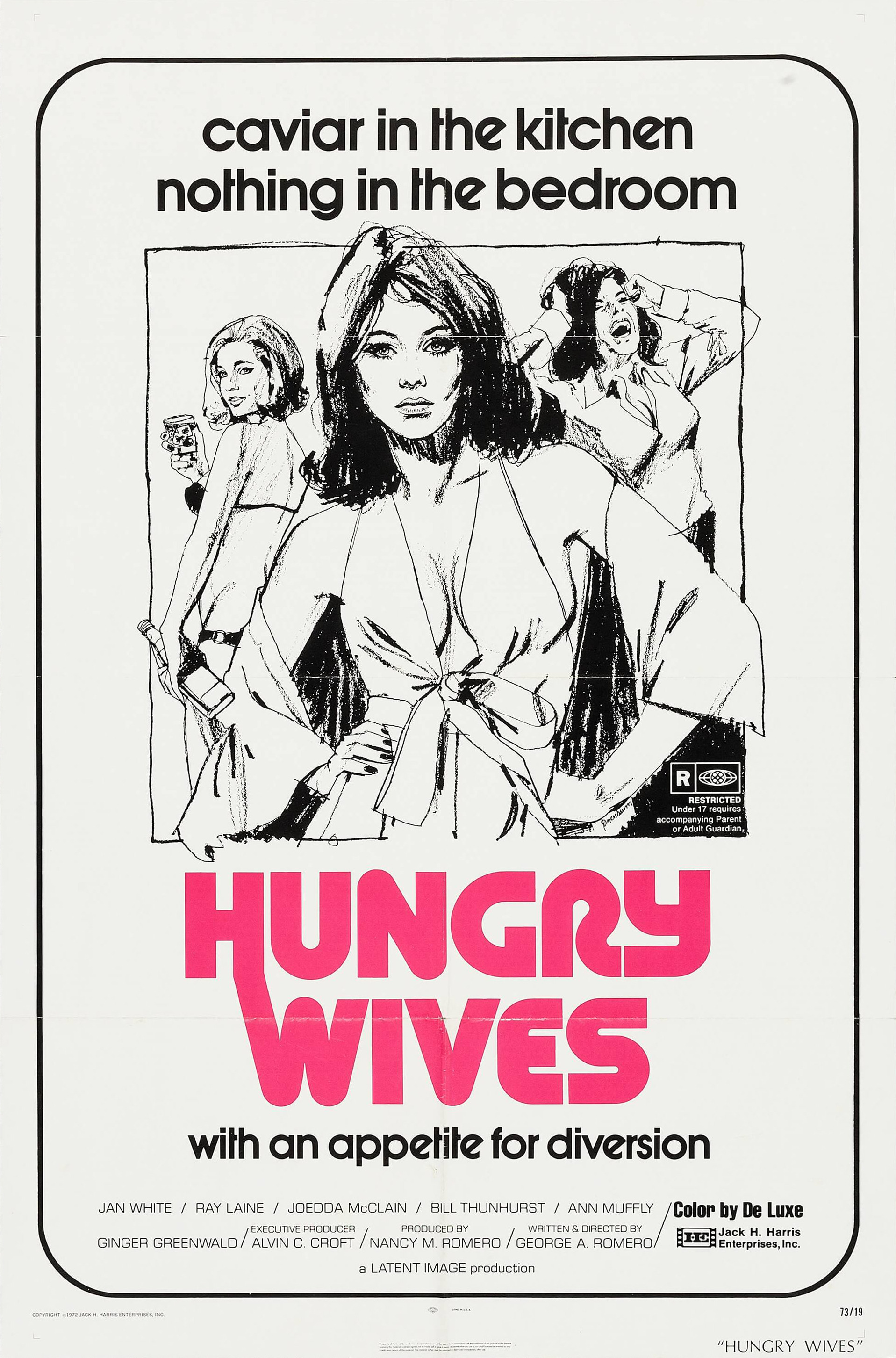 Mega Sized Movie Poster Image for Hungry Wives 
