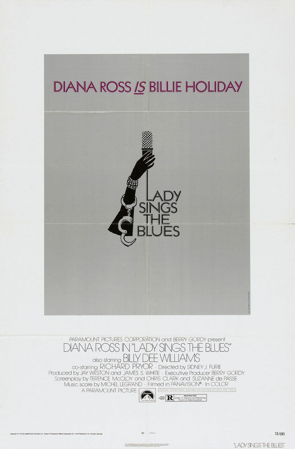 Extra Large Movie Poster Image for Lady Sings the Blues 