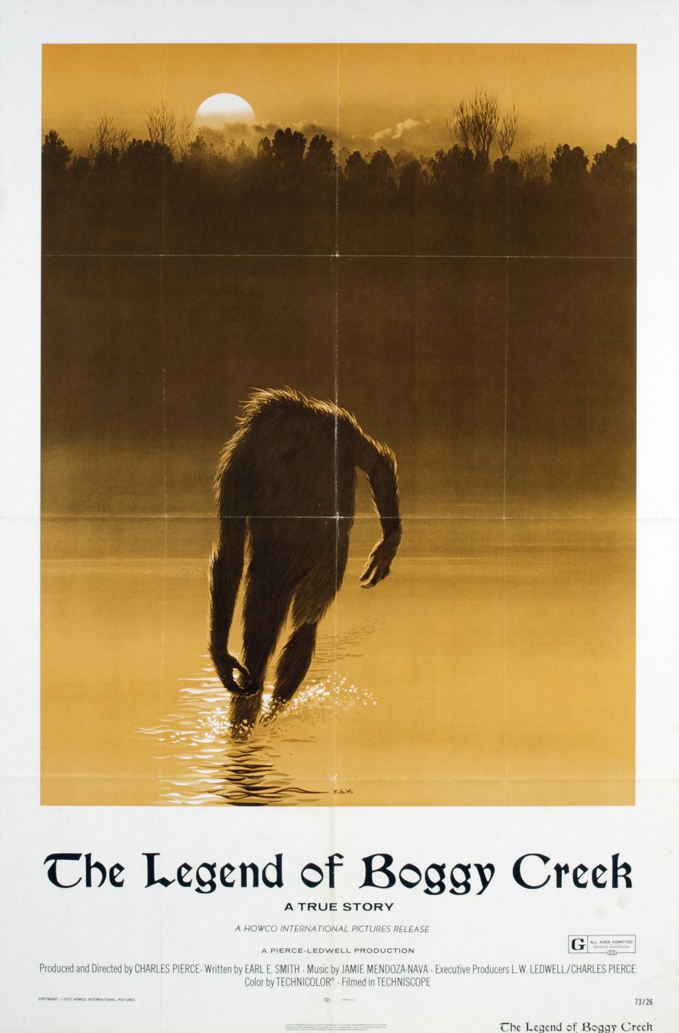 Extra Large Movie Poster Image for The Legend of Boggy Creek 