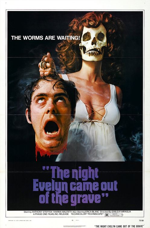 The Night Evelyn Came Out of the Grave Movie Poster