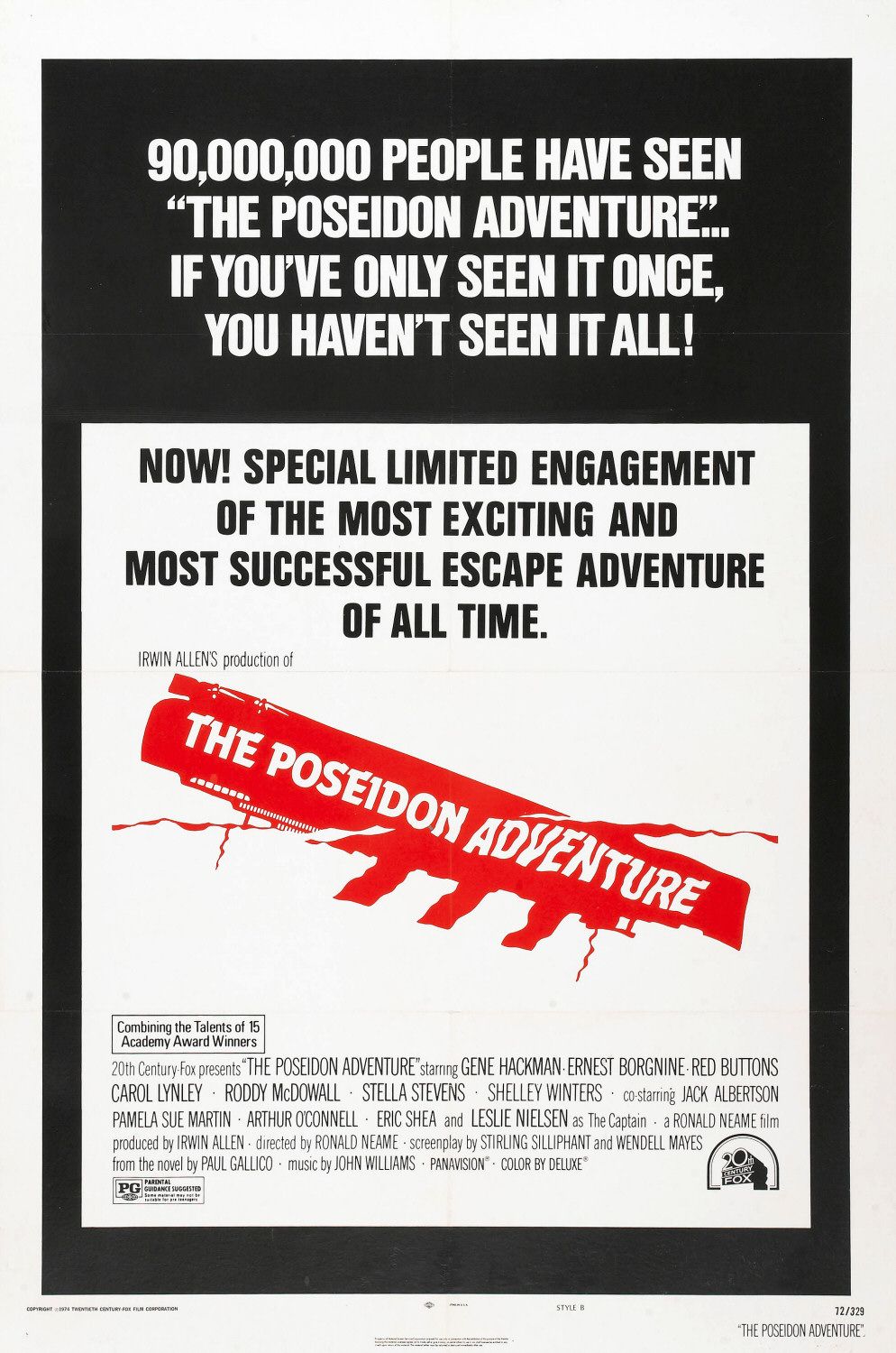 Extra Large Movie Poster Image for The Poseidon Adventure (#4 of 4)