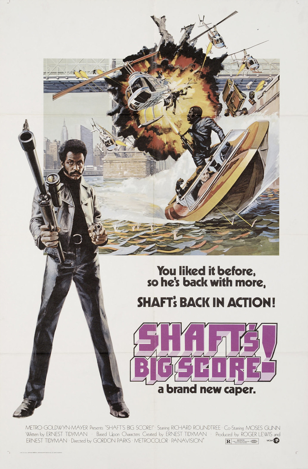 Extra Large Movie Poster Image for Shaft's Big Score! 