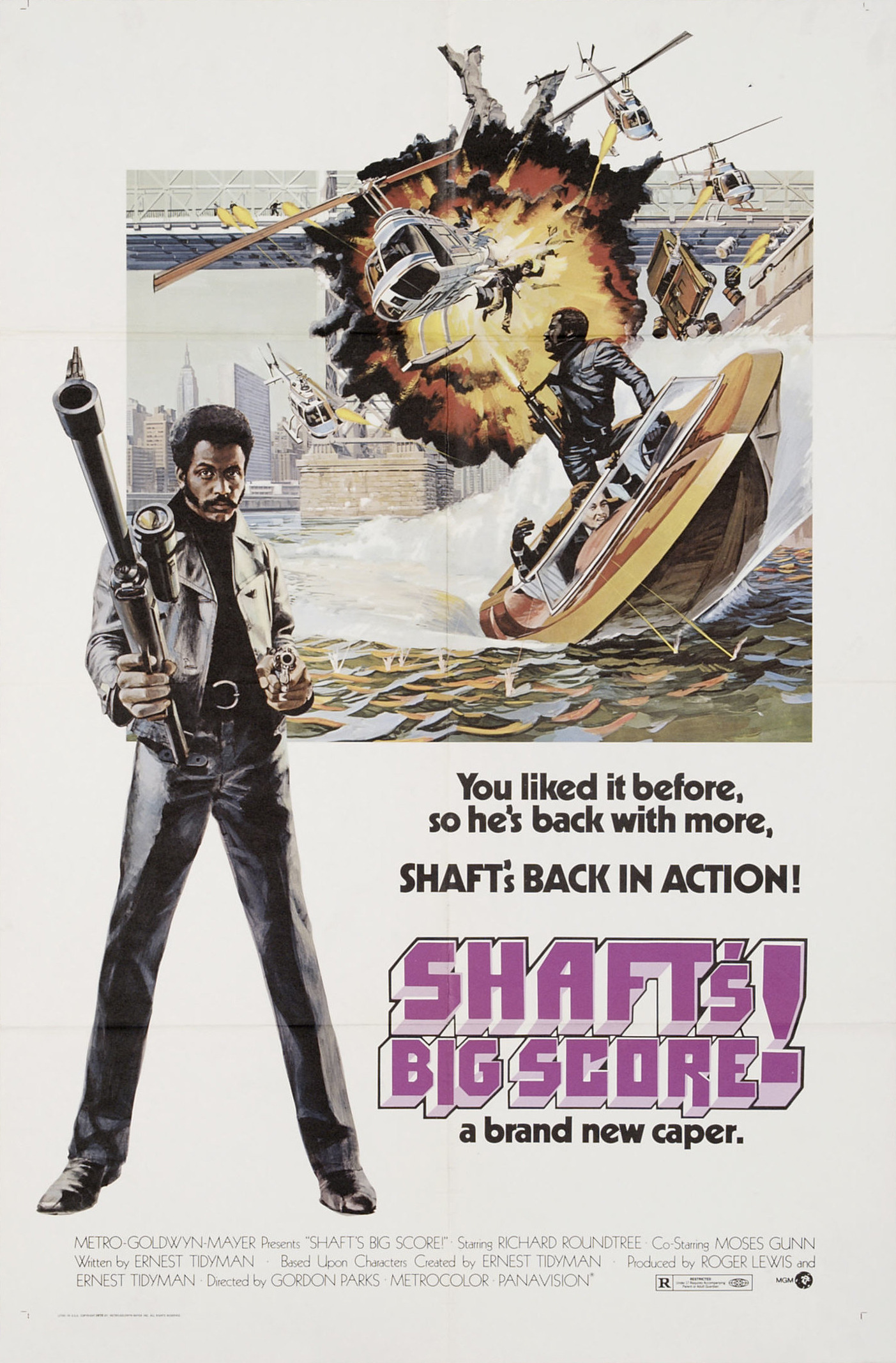 Mega Sized Movie Poster Image for Shaft's Big Score! 