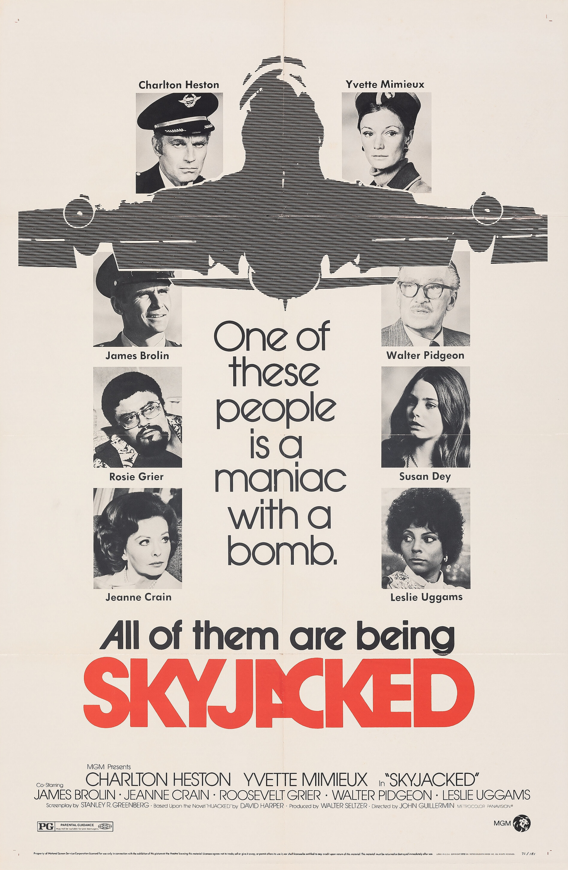 Mega Sized Movie Poster Image for Skyjacked (#2 of 2)