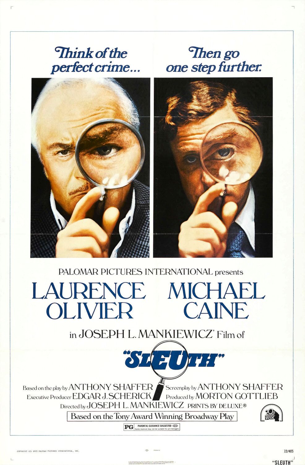 Extra Large Movie Poster Image for Sleuth (#1 of 2)