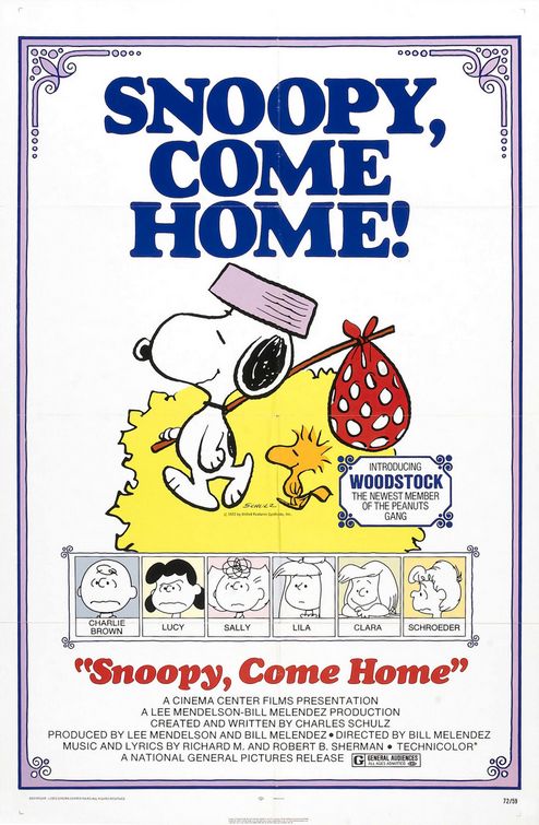 Snoopy Come Home movie