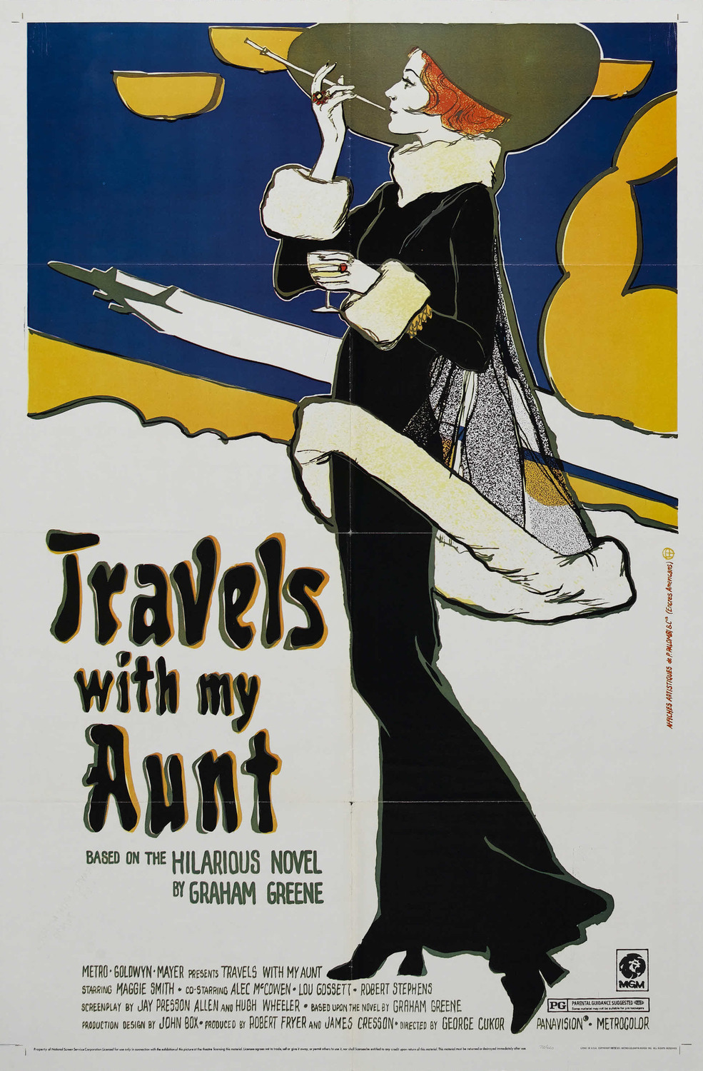 Extra Large Movie Poster Image for Travels with My Aunt 