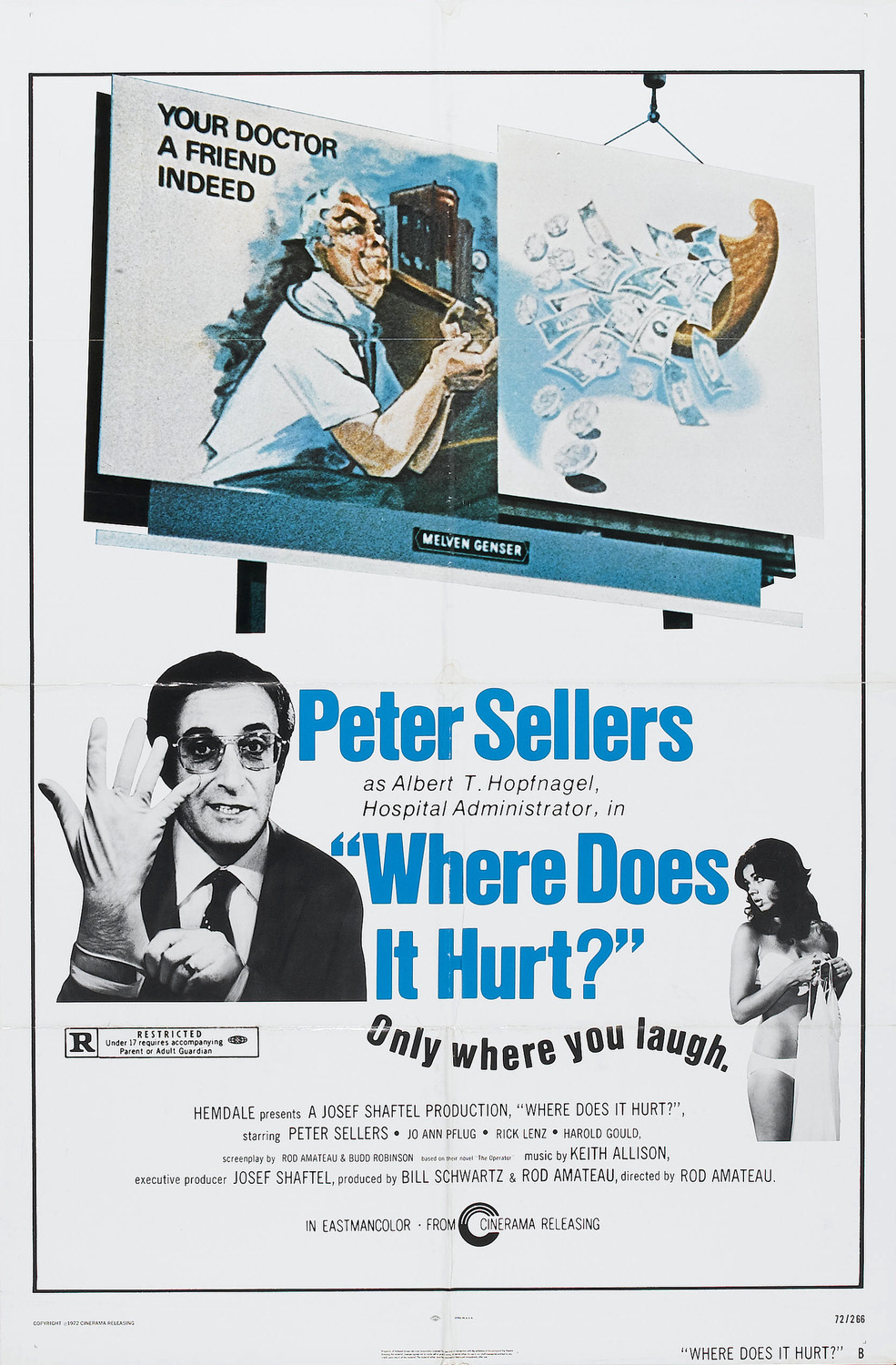 Extra Large Movie Poster Image for Where Does It Hurt? (#2 of 2)