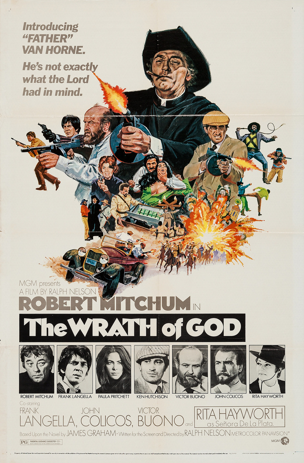 Extra Large Movie Poster Image for Wrath of God (#2 of 2)