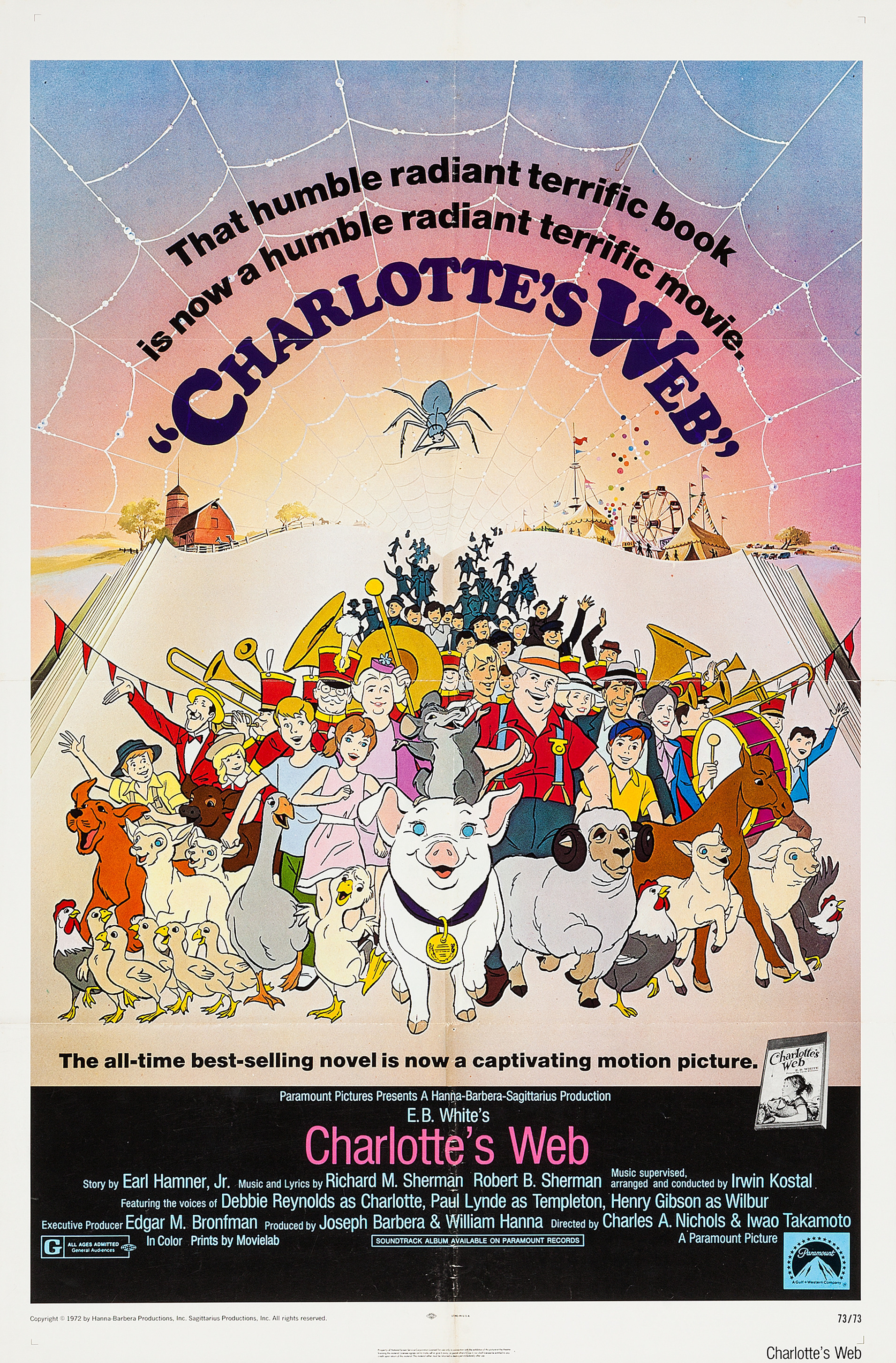Mega Sized Movie Poster Image for Charlotte's Web (#1 of 2)