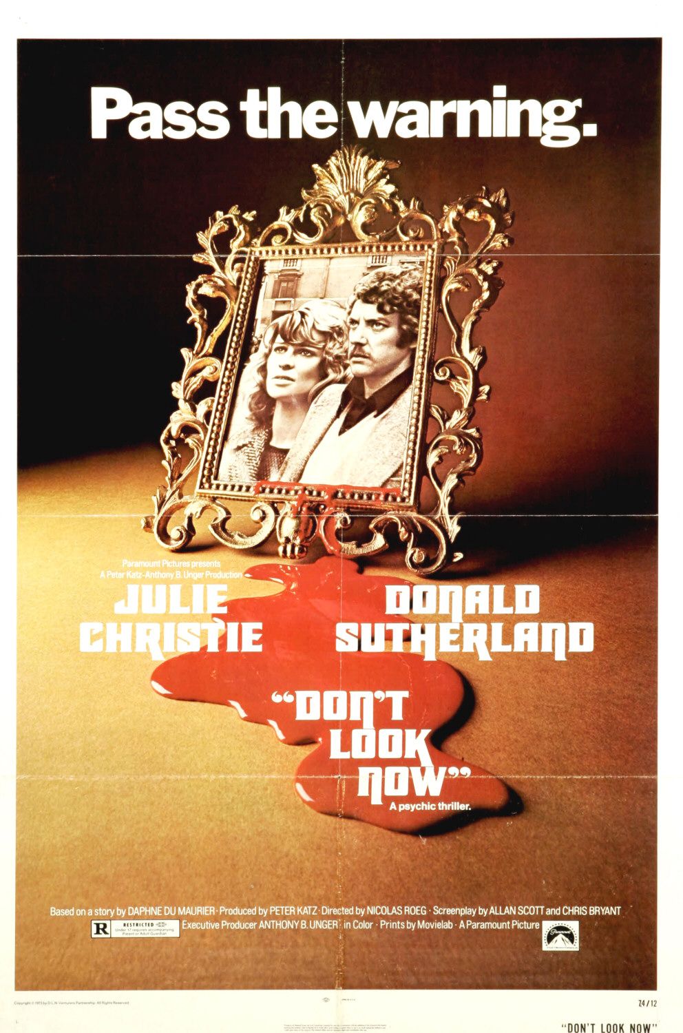 Extra Large Movie Poster Image for Don't Look Now 