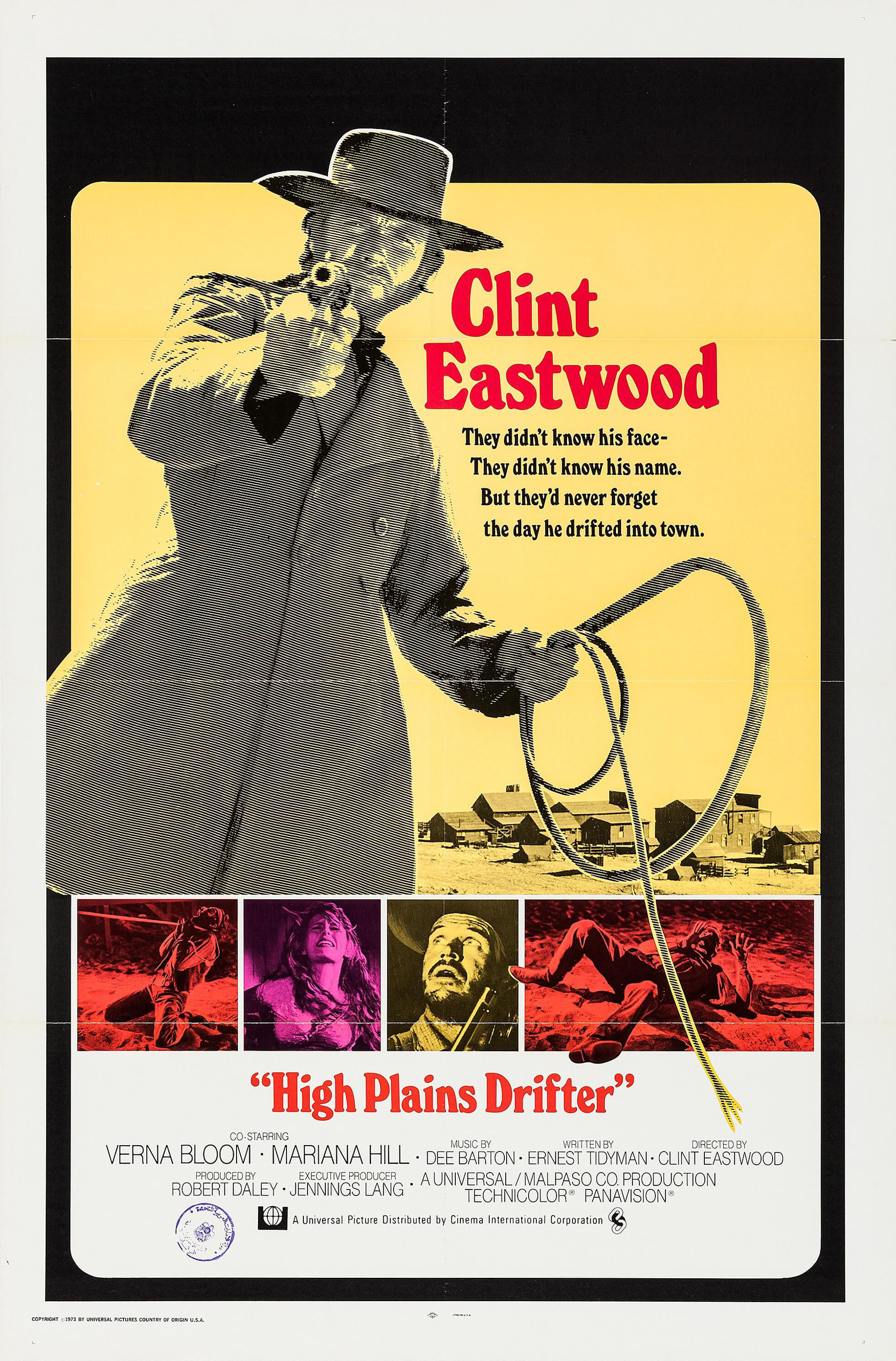 Mega Sized Movie Poster Image for High Plains Drifter (#2 of 2)