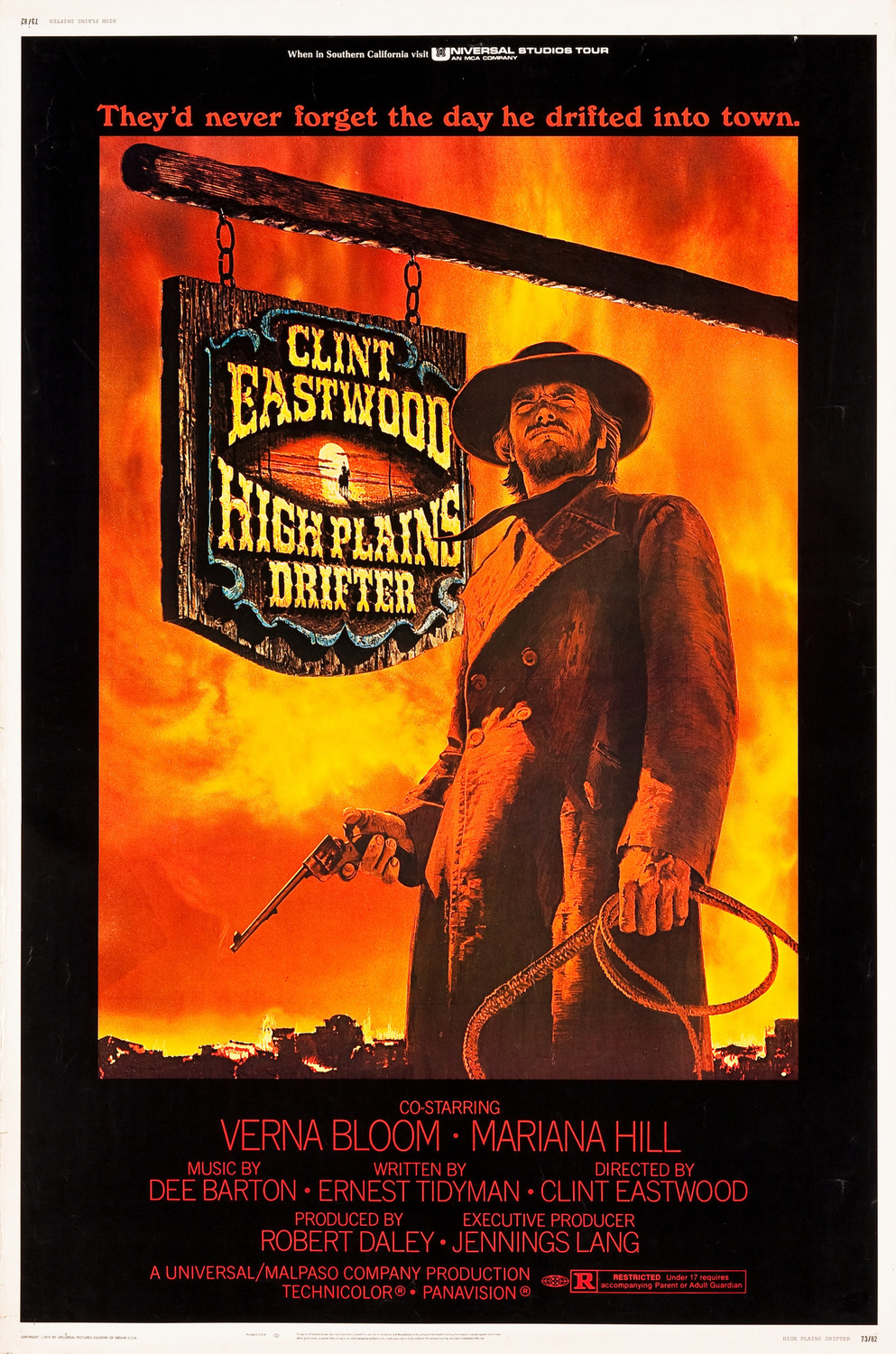 Extra Large Movie Poster Image for High Plains Drifter (#1 of 2)