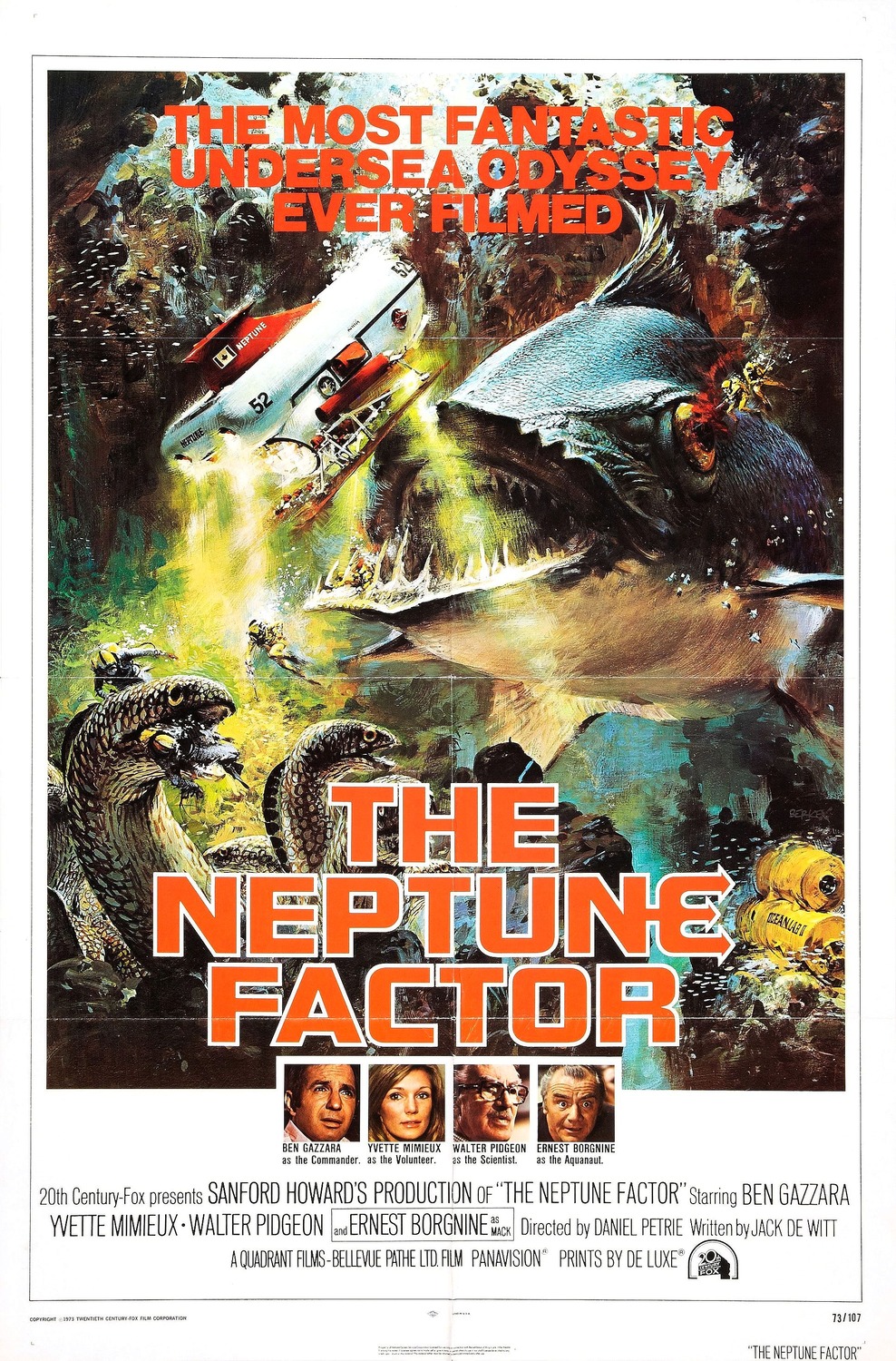 Extra Large Movie Poster Image for The Neptune Factor (#1 of 2)