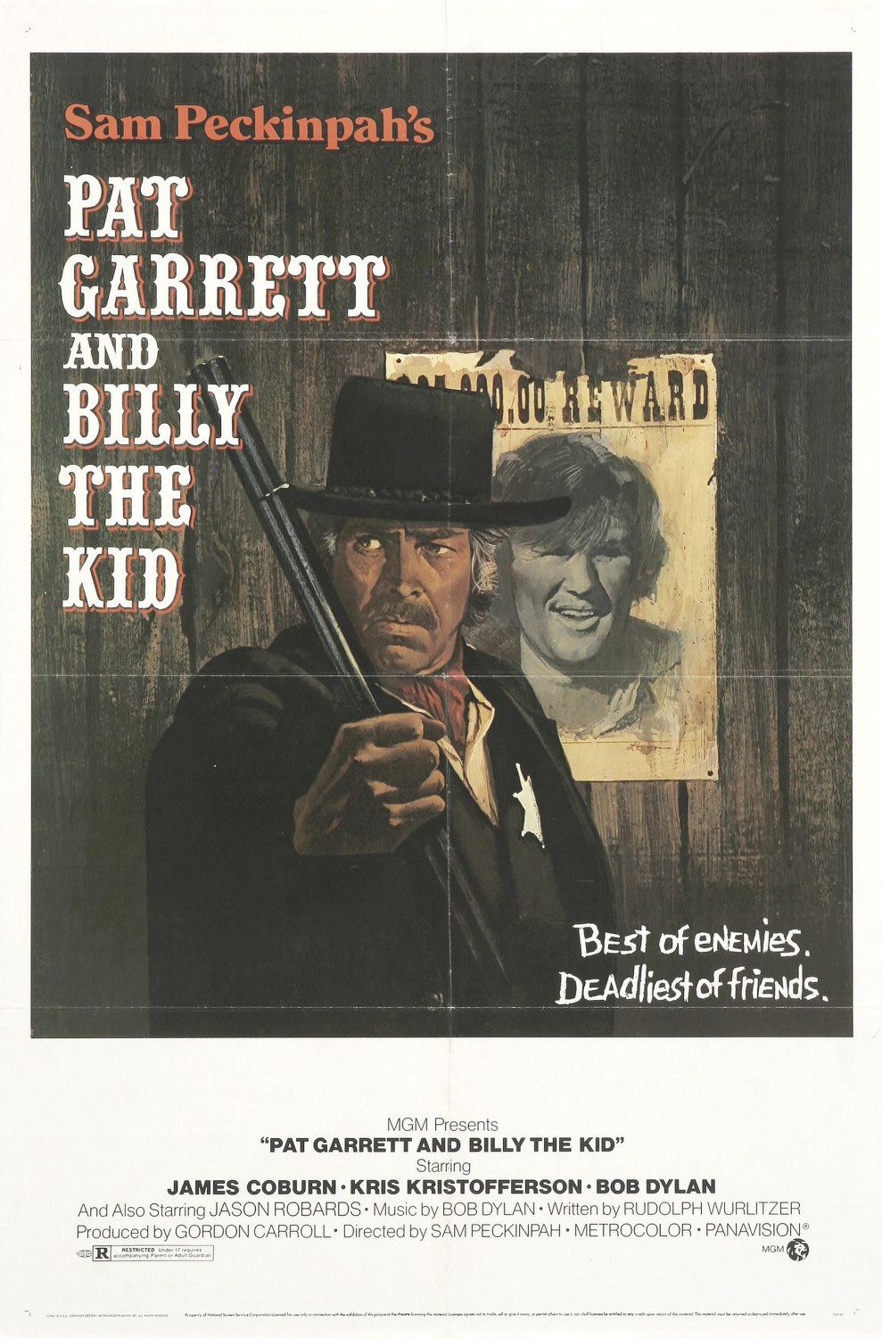 Extra Large Movie Poster Image for Pat Garrett and Billy the Kid 