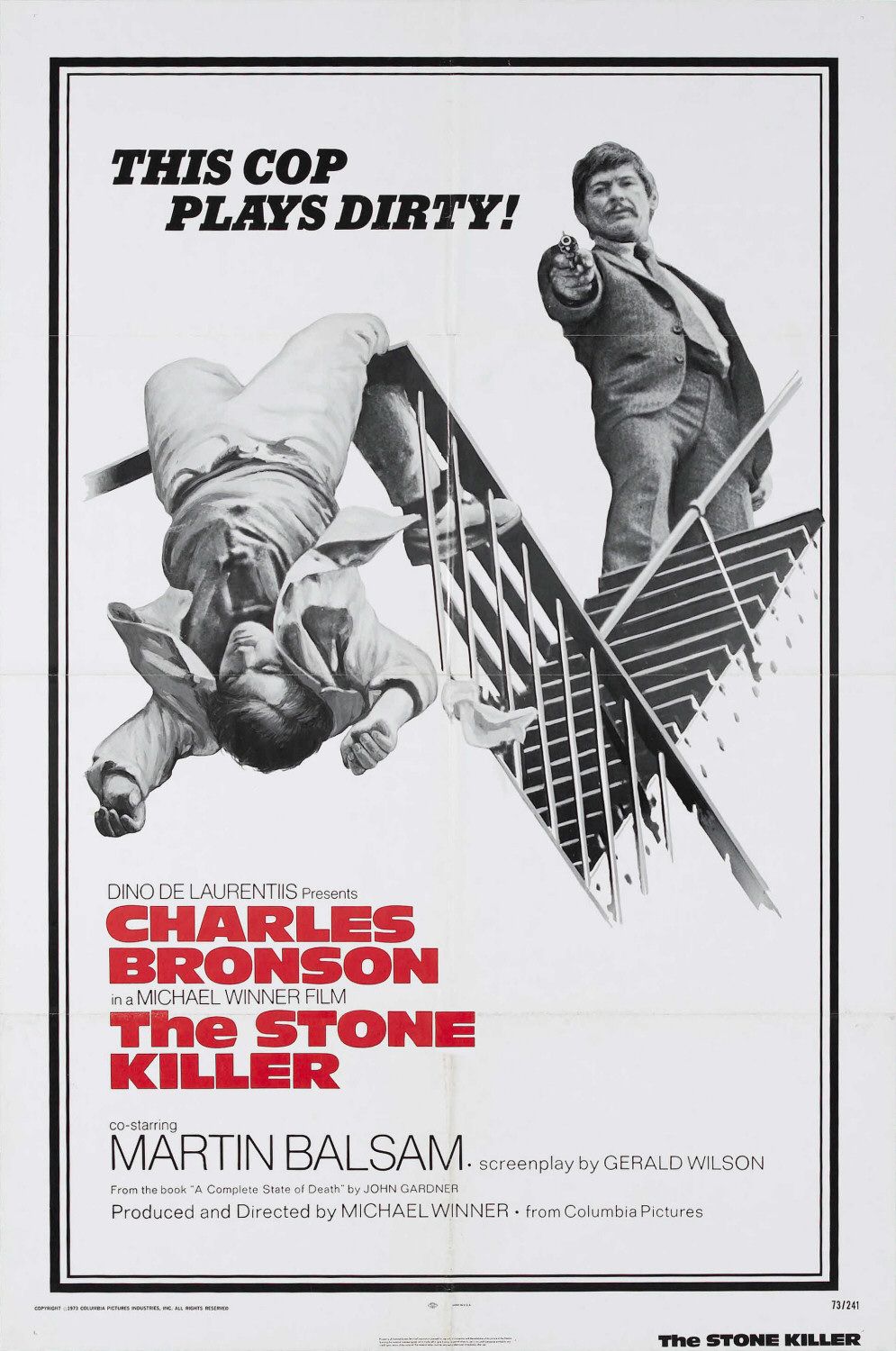 Extra Large Movie Poster Image for The Stone Killer 