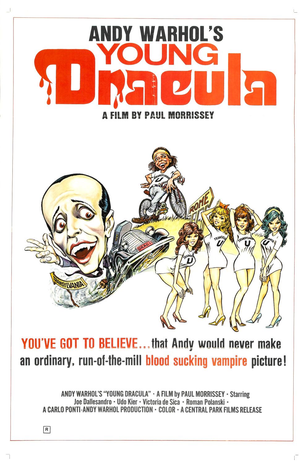 Extra Large Movie Poster Image for Andy Warhol's Dracula (#2 of 3)