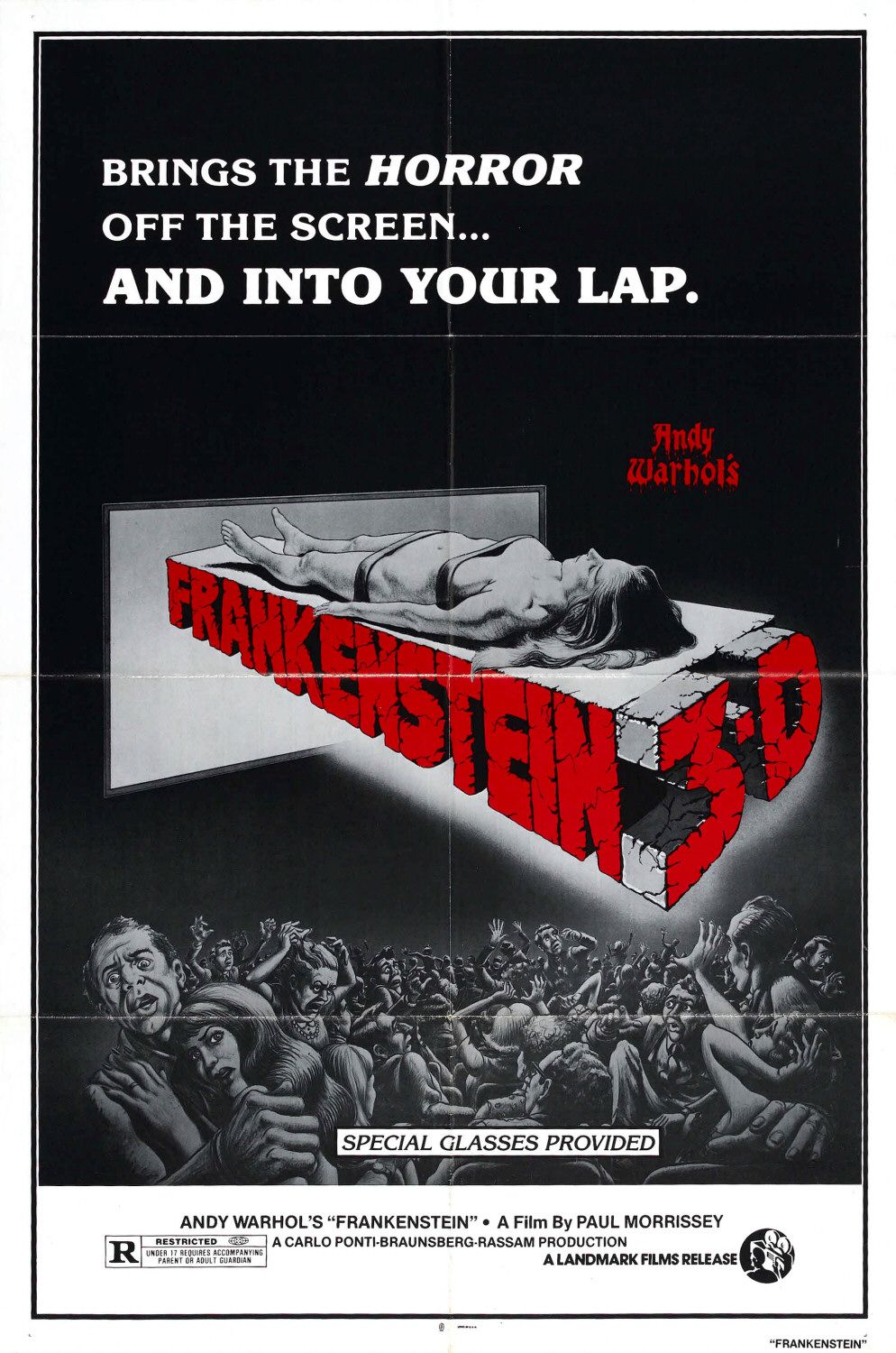 Extra Large Movie Poster Image for Andy Warhol's Frankenstein (#2 of 2)