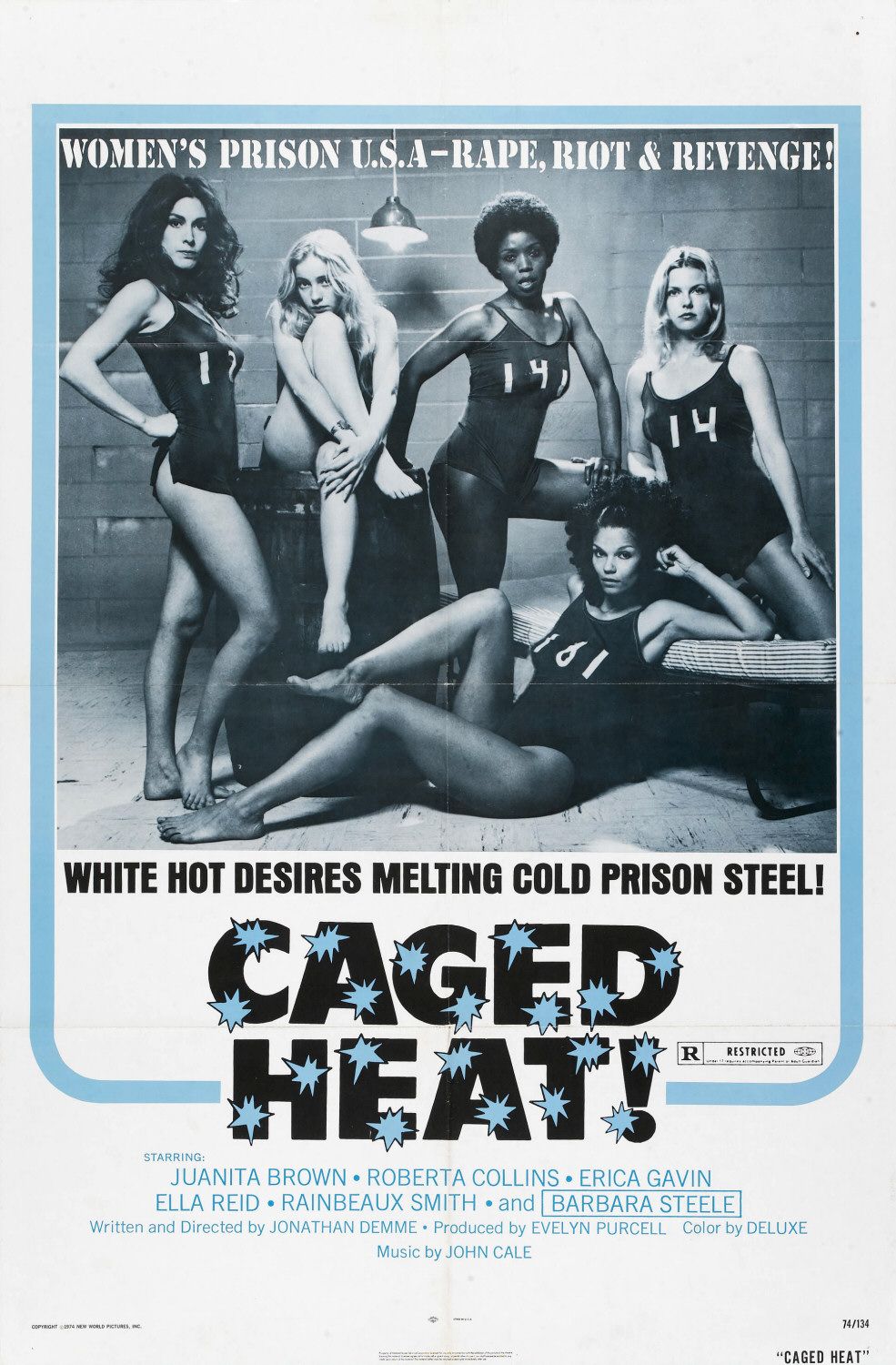 Extra Large Movie Poster Image for Caged Heat 