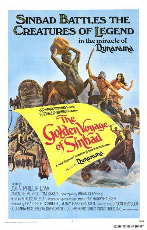 The Golden Voyage of Sinbad Movie Poster