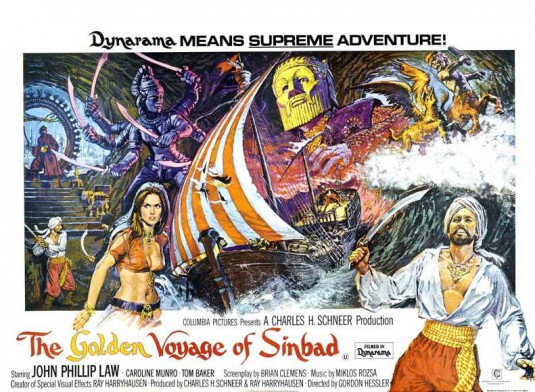 The Golden Voyage of Sinbad Movie Poster