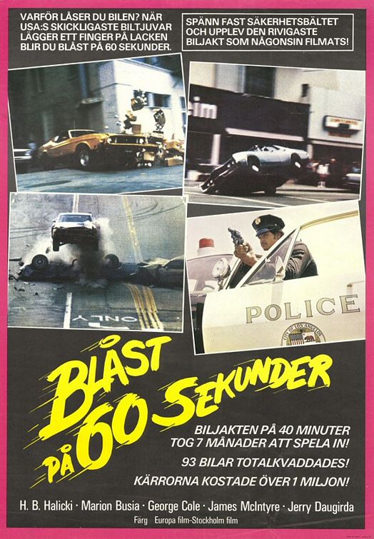 Gone in 60 Seconds Movie Poster