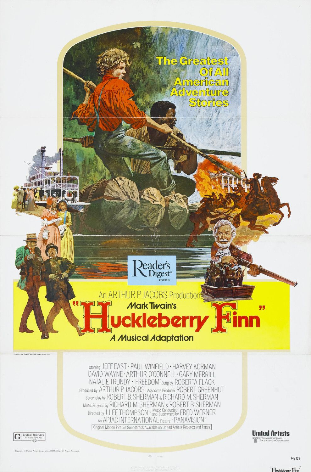 Extra Large Movie Poster Image for Huckleberry Finn 