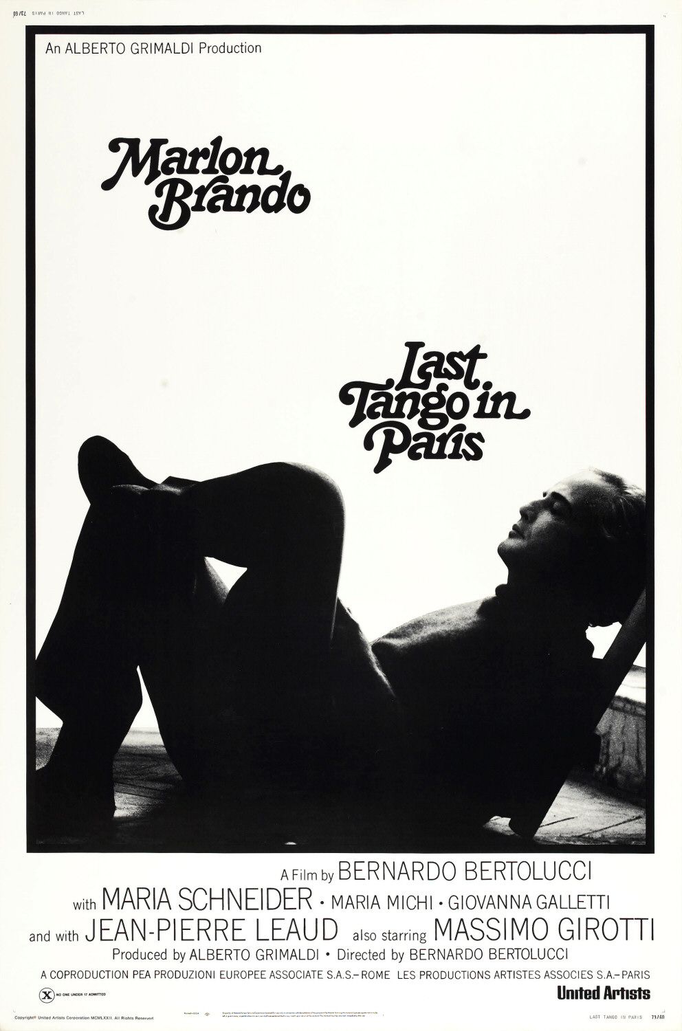 Extra Large Movie Poster Image for Last Tango in Paris (#3 of 3)