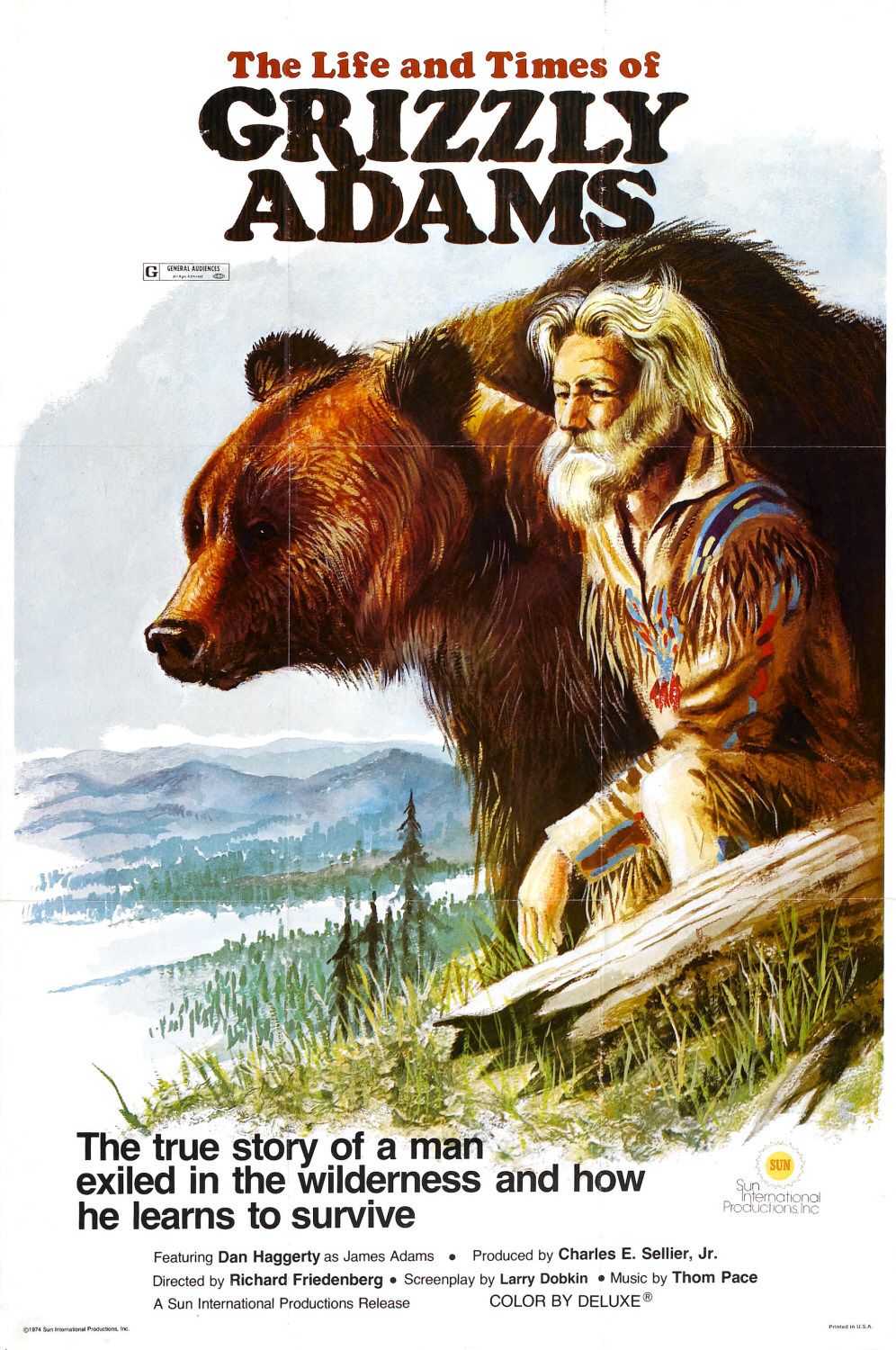 Extra Large Movie Poster Image for The Life and Times of Grizzly Adams 