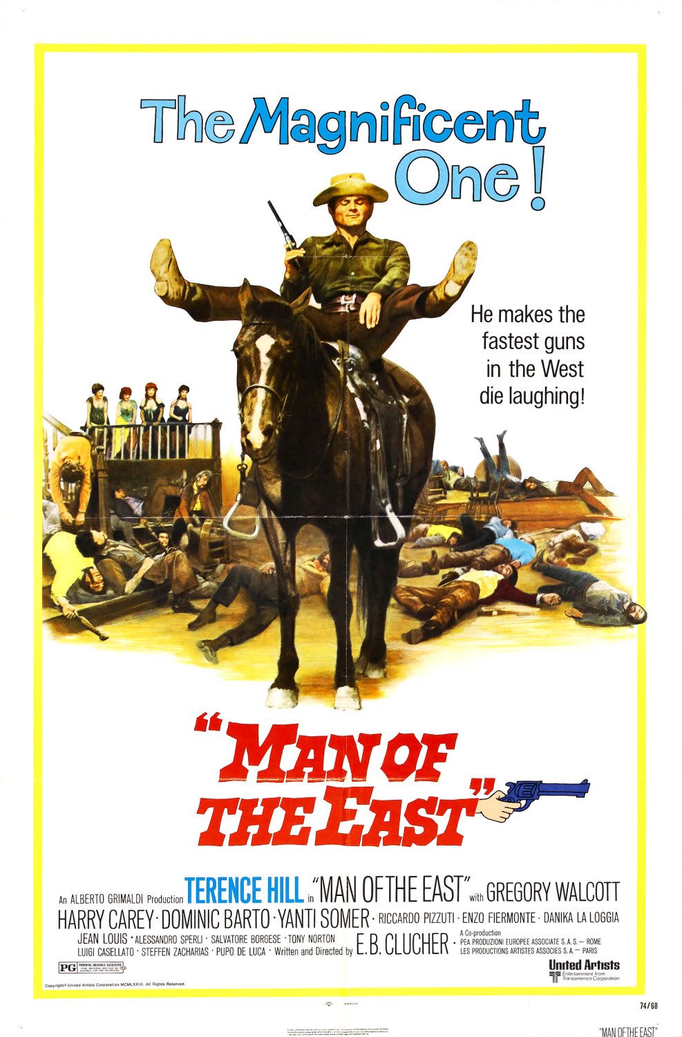 Extra Large Movie Poster Image for Man of the East 