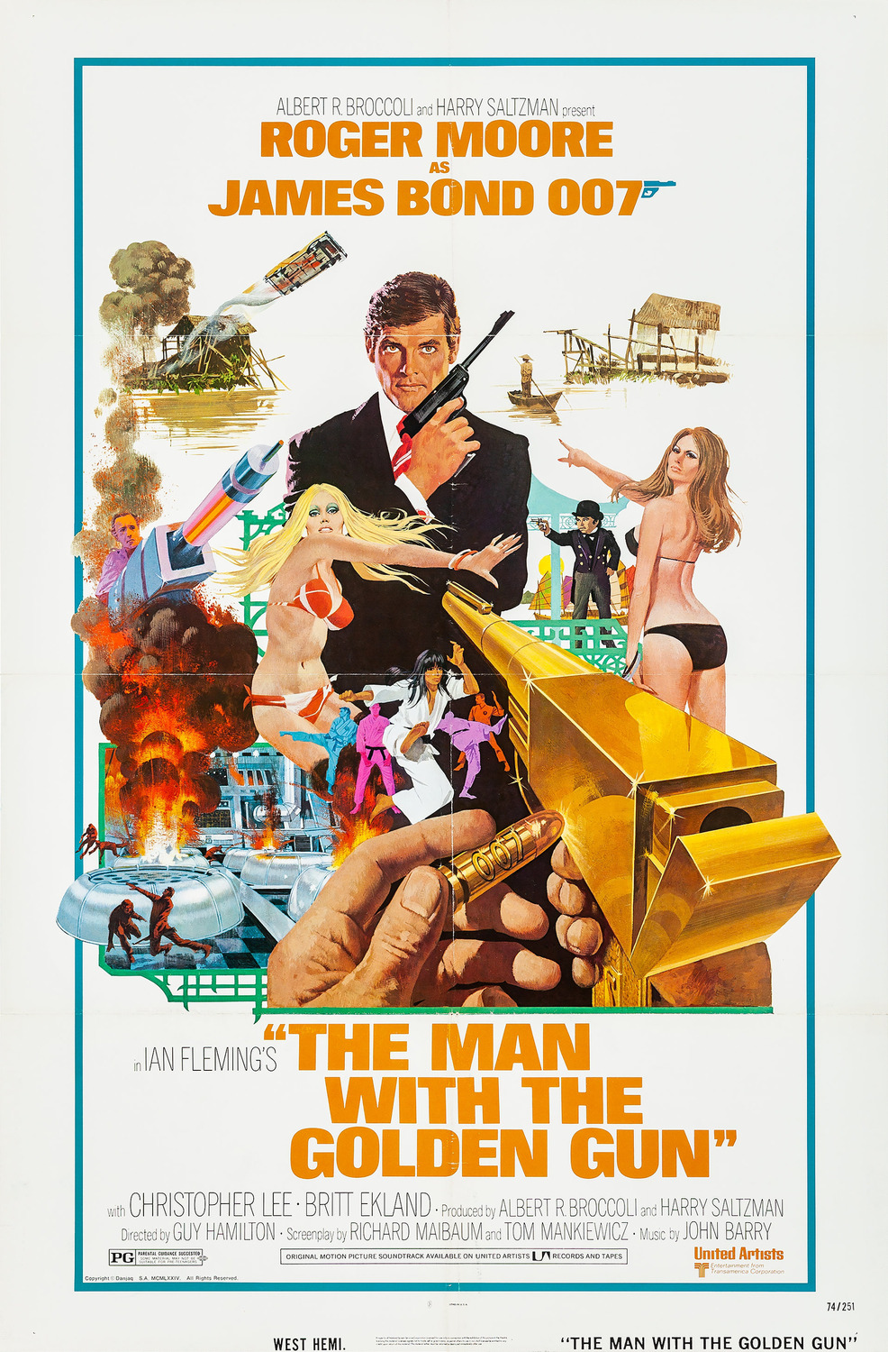 Extra Large Movie Poster Image for The Man With the Golden Gun (#1 of 4)