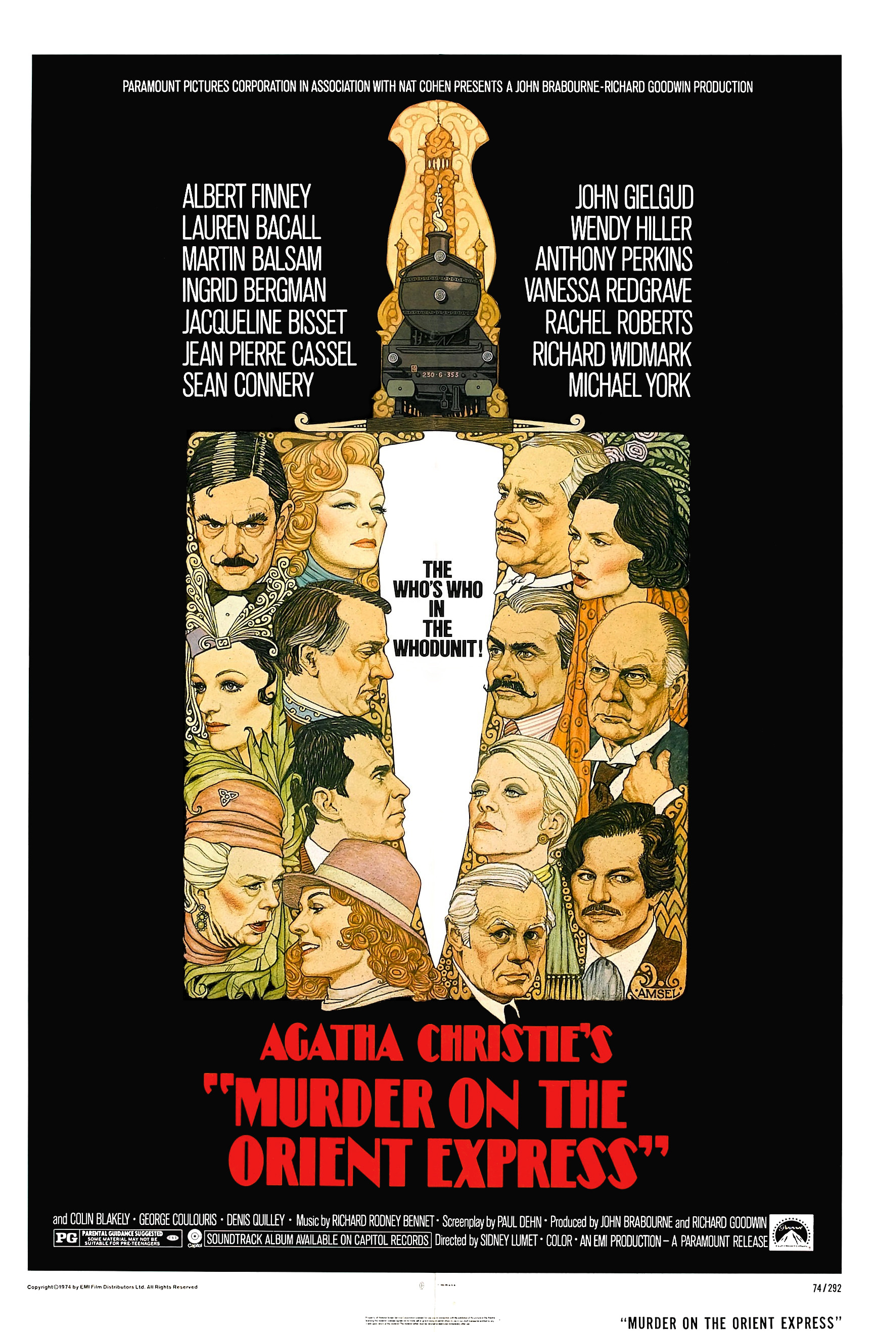Mega Sized Movie Poster Image for Murder on the Orient Express (#1 of 4)