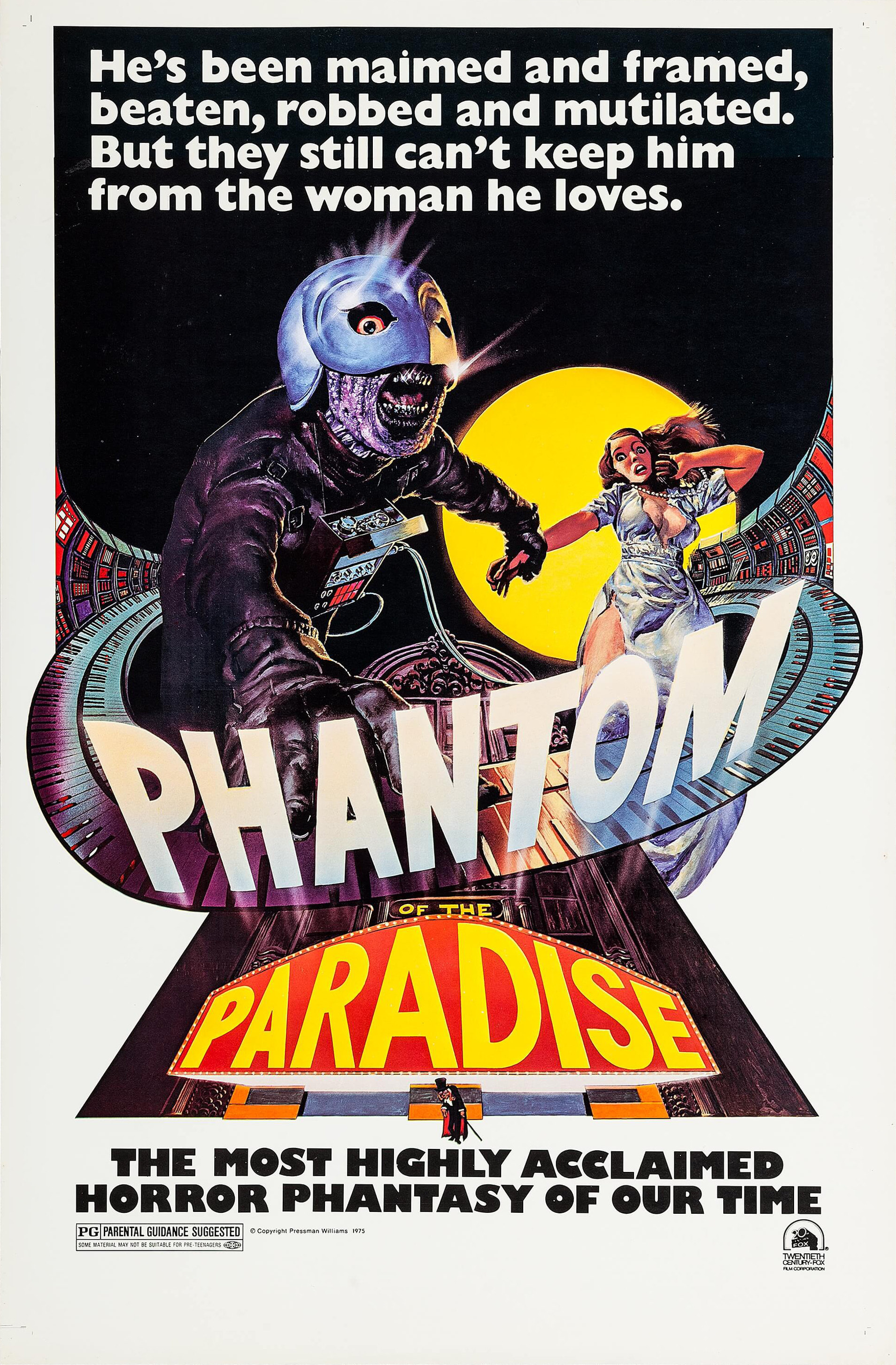 Mega Sized Movie Poster Image for Phantom of the Paradise (#2 of 3)
