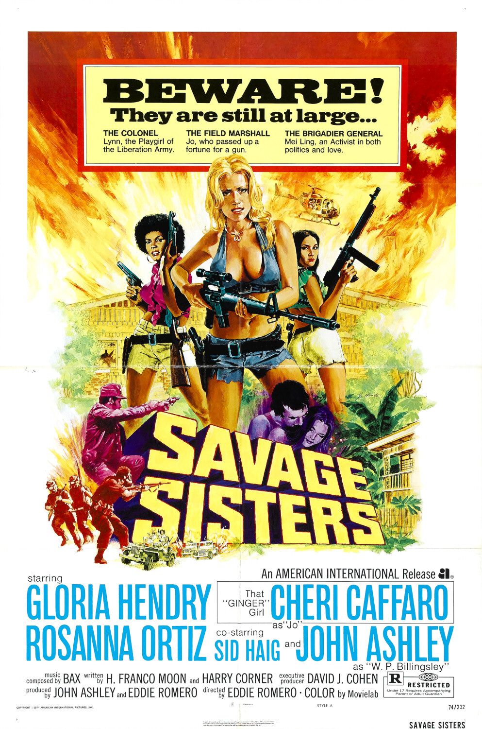 Extra Large Movie Poster Image for Savage Sisters 