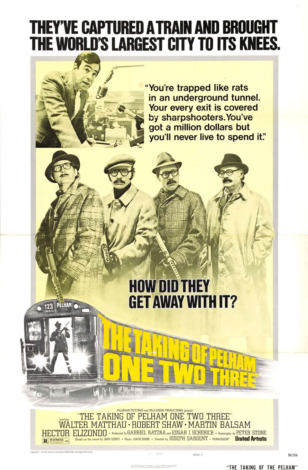Extra Large Movie Poster Image for The Taking of Pelham One Two Three (#3 of 3)