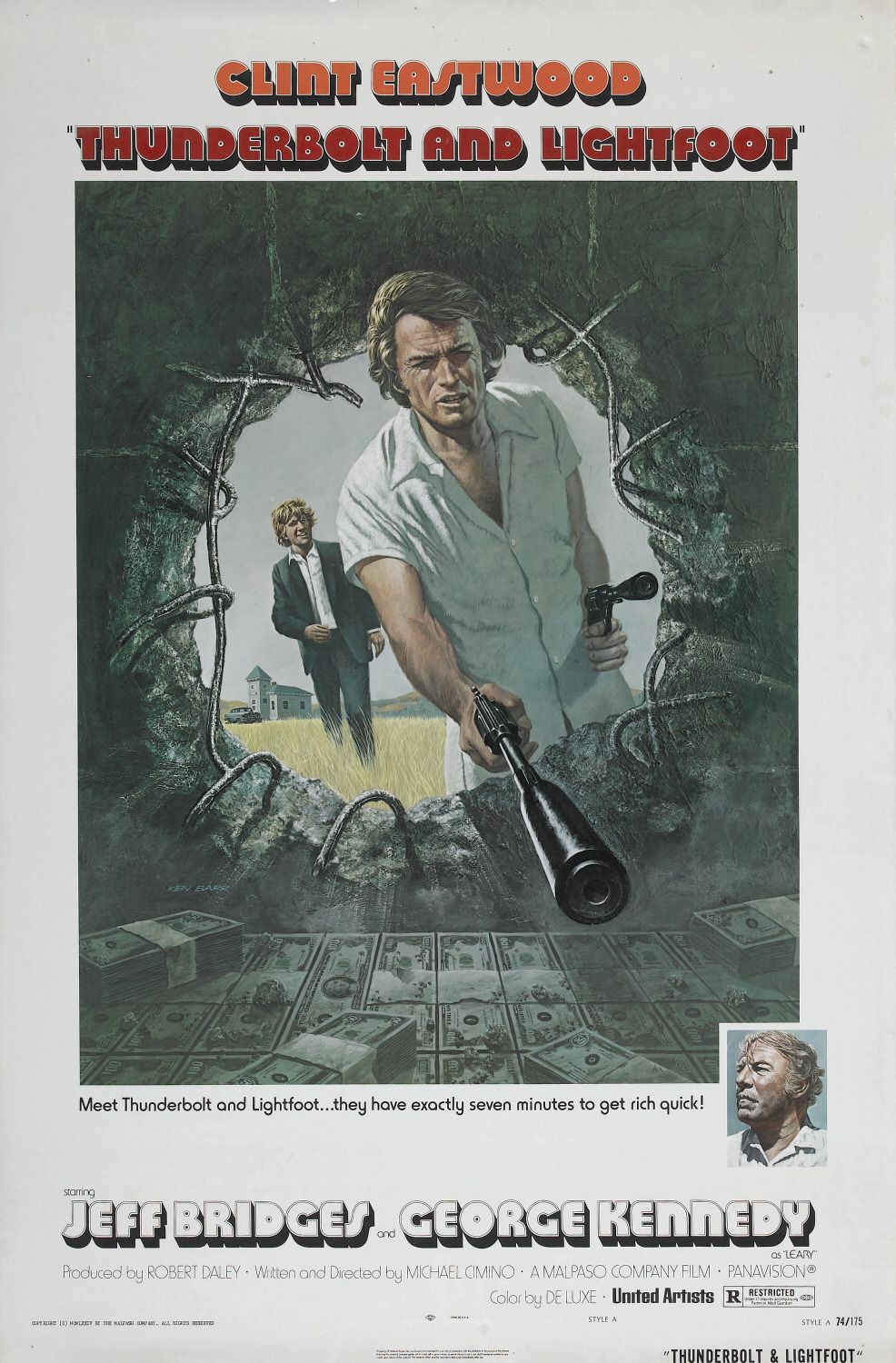 Extra Large Movie Poster Image for Thunderbolt and Lightfoot (#1 of 6)