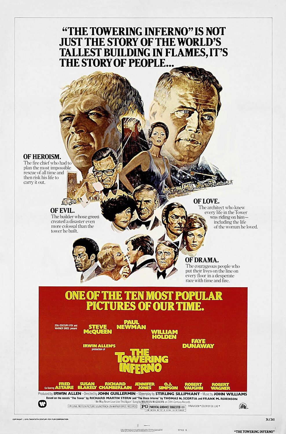 Extra Large Movie Poster Image for The Towering Inferno (#2 of 3)
