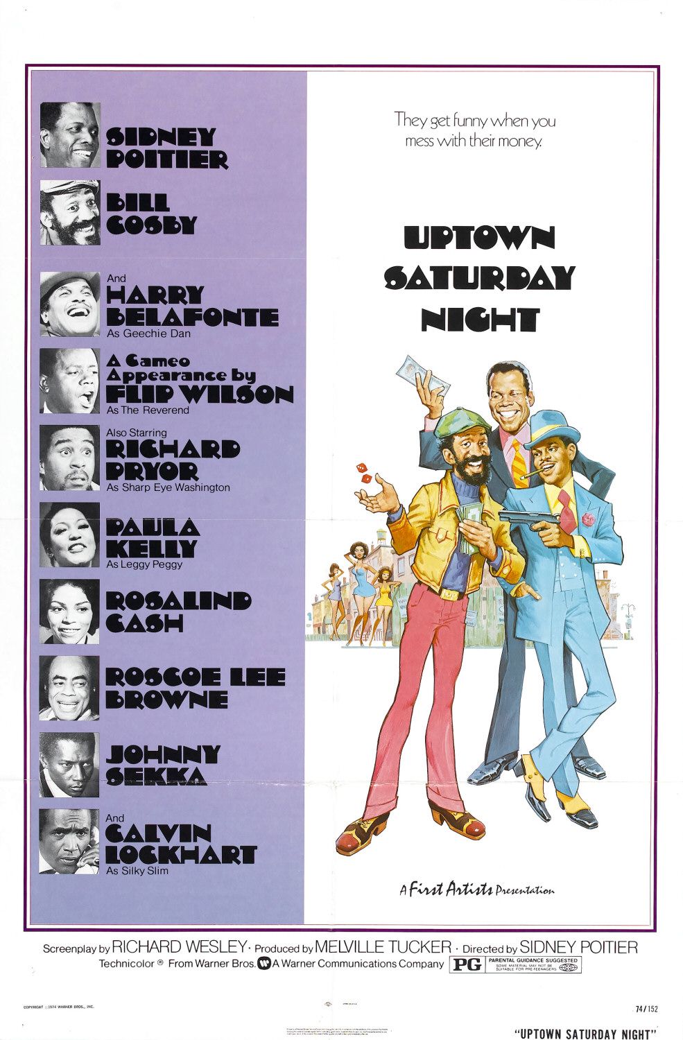 Extra Large Movie Poster Image for Uptown Saturday Night 