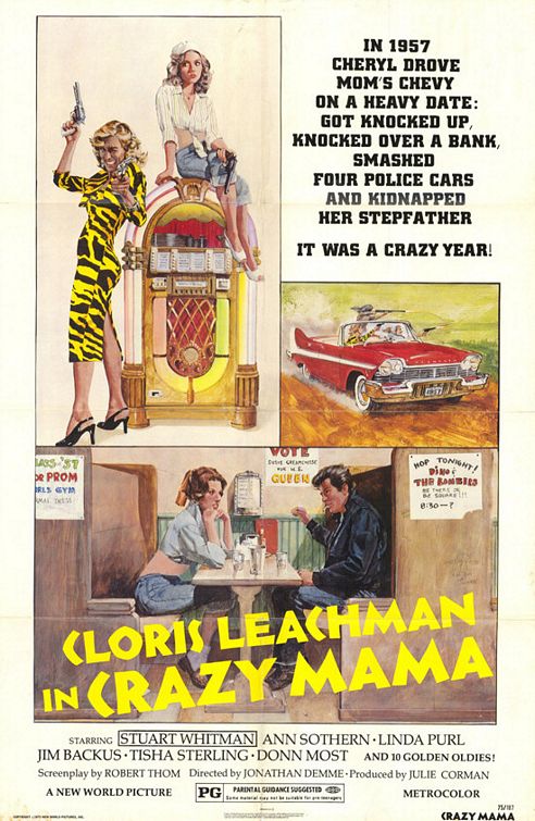 Crazy Mama Movie Poster