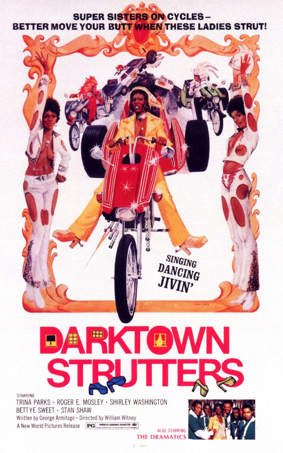 Extra Large Movie Poster Image for Darktown Strutters 