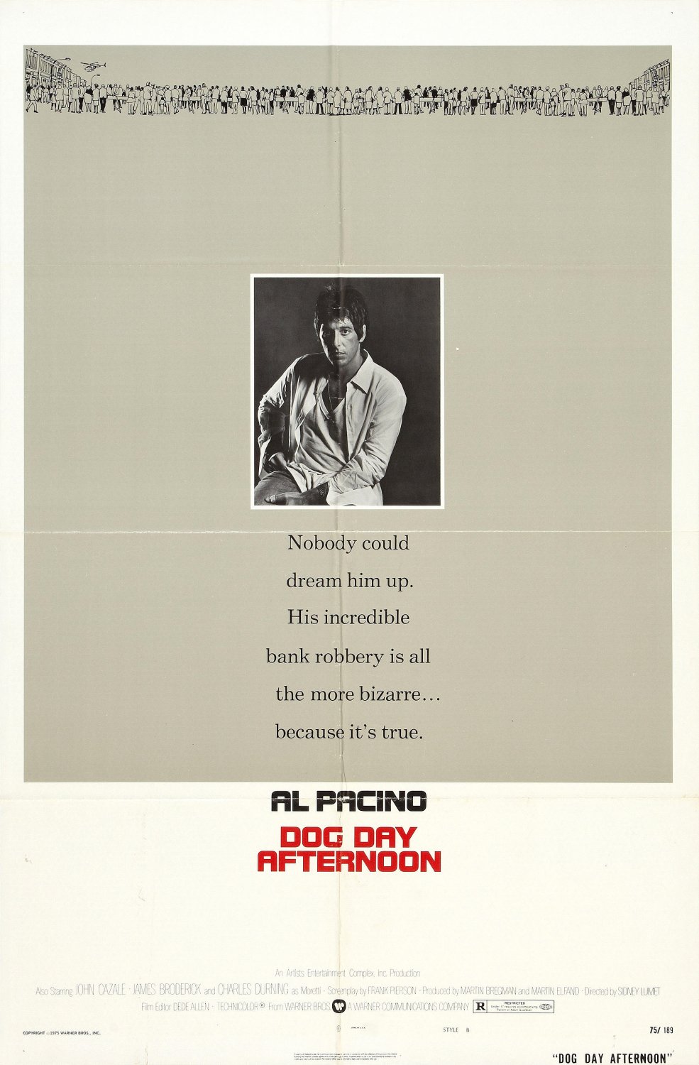 Extra Large Movie Poster Image for Dog Day Afternoon (#1 of 3)