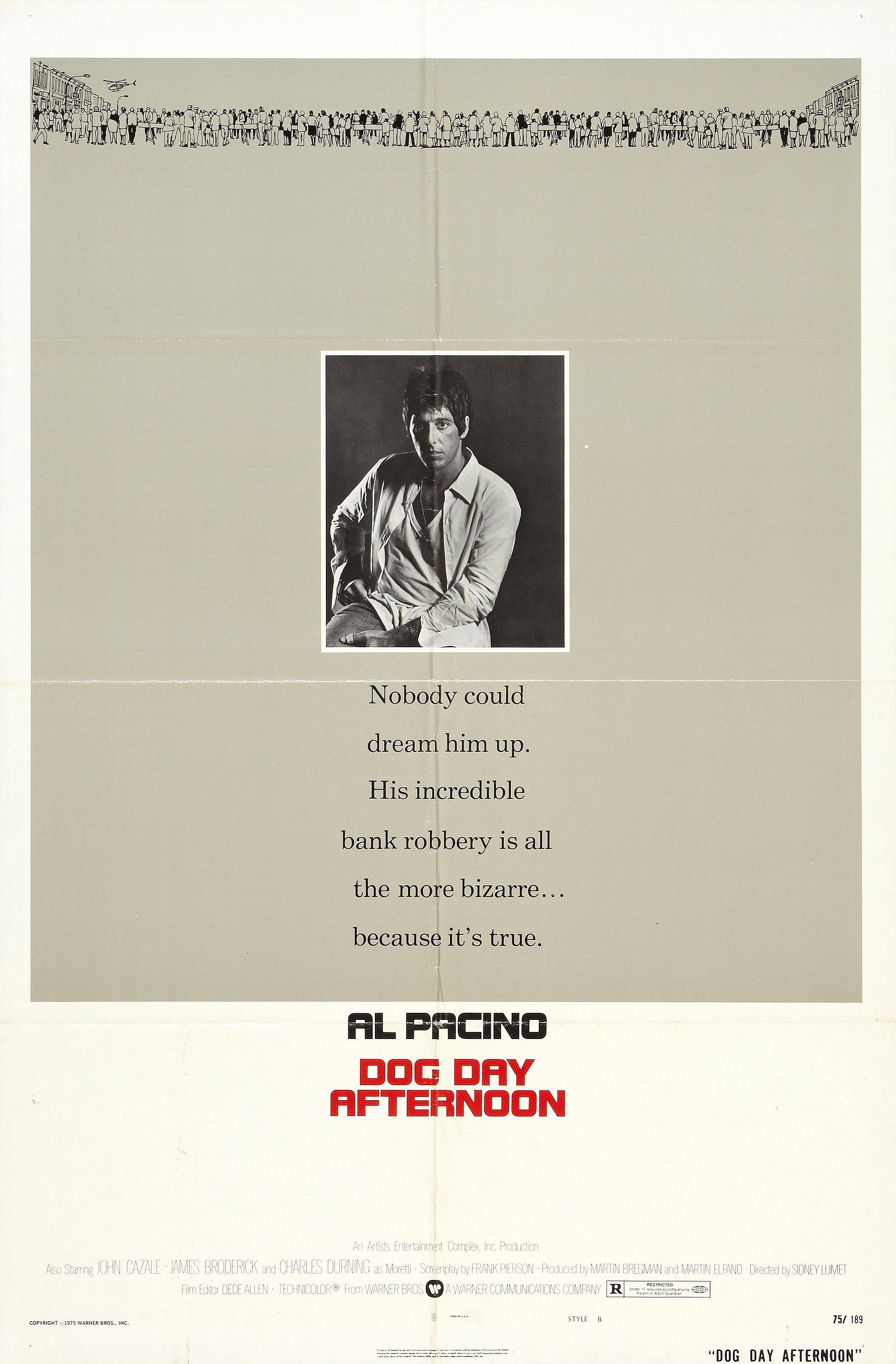 Mega Sized Movie Poster Image for Dog Day Afternoon (#1 of 3)