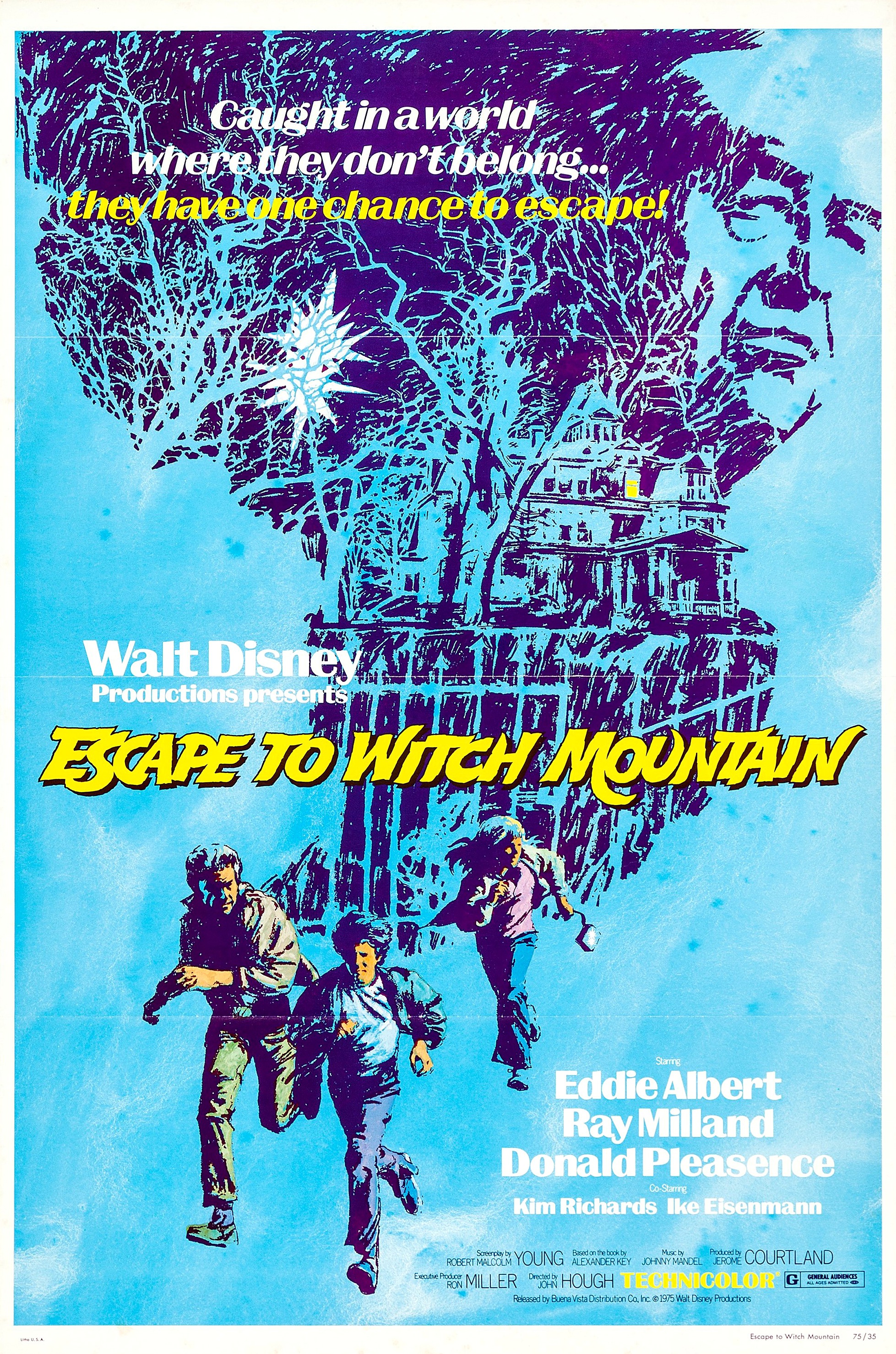 Mega Sized Movie Poster Image for Escape to Witch Mountain 